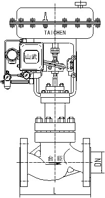 气动调节阀结构图