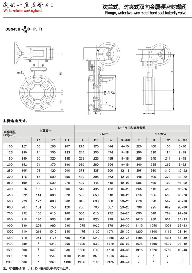 硬密封法兰蝶阀